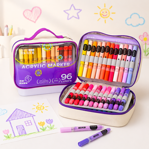 Set di 12 Pennarelli Acrilici Permanenti e Cancellabili <span class=keywords><strong>POSCA</strong></span> PC 1M, Punta Extra Fine, per Fai-da-Te e Artigianato - Product Image 5