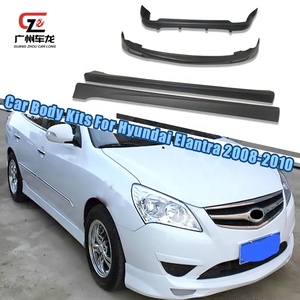 Kit de Carrocería Completo Carlong para Elantra 2008-2010, Material ABS, Color Negro Imprimado, Alta Calidad, Alerón Delantero, Faldones Laterales, Alerón Trasero - Product Image 2