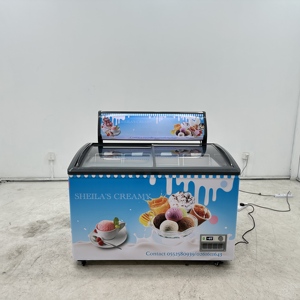 Vitrine Réfrigérée Commerciale Combinée pour Supermarché, <span class=keywords><strong>Congélateur</strong></span> Vitré pour Glaces, Armoire Réfrigérée Horizontale - Product Image 6