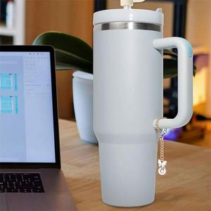 Breloque personnalisée pour gobelet ou bouteille d'eau, avec initiale, nom ou lettre d'identification, accessoire de décoration pour tasse - Product Image 4