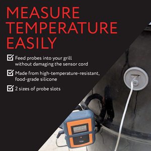 Juntas de goma Weber para sondas de carne, paquete de 2, repuesto para termómetros de parrilla, accesorios para barbacoa - Product Image 2