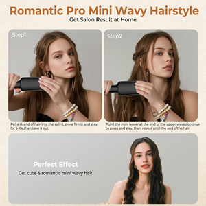 Rizador <span class=keywords><strong>de</strong></span> <span class=keywords><strong>Pelo</strong></span> Mini <span class=keywords><strong>de</strong></span> 32mm <span class=keywords><strong>con</strong></span> Ondas <span class=keywords><strong>de</strong></span> Sirena, Rizador <span class=keywords><strong>de</strong></span> Ondas Francesas <span class=keywords><strong>de</strong></span> Cerámica Iónica para Viajes y Uso Doméstico, Venta al por Mayor - Product Image 4