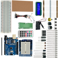 Kit de démarrage électronique programmable complet OKY1025-3 avec écran LCD, capteurs, plaque d'expérimentation pour projets Arduino