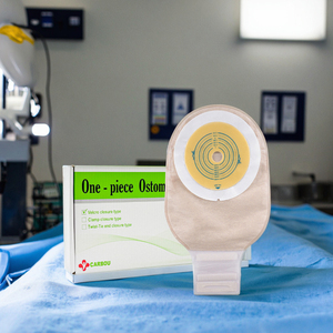 Carbou thoải mái-phù hợp với thiết kế y tế Hydrocolloid một mảnh colostomy túi chứa chất thải Túi - Product Image 1