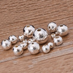 Groothandel 925 Sterling Zilveren Ronde Kralen Maat 2 2.5 3 4 5 6 7 8 10 12 14 16Mm gat: 1Mm Mode-sieraden Bevindingen 489851 - Product Image 4