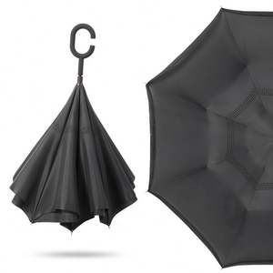 Parapluie de golf grand format personnalisé, coupe-vent et imperméable, avec logo, pour l'extérieur, protection solaire et pluie - Product Image 3