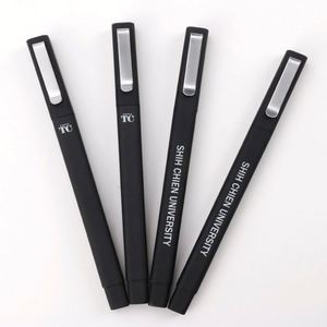 Promotional Stainless Steel High Quality Classic Luxury Black square Plastic Ballpoint <b>Pens</b> with Custom logo Wholesale - Product Image 2