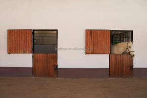 แผงรั้วเหล็กชุบสังกะสีแบบจุ่มร้อน1.<span class=keywords><strong>3</strong></span>ม. x 2.2ม. แผงประตูแบบท่อสำหรับคอกม้าม้าที่มั่นคง - Product Image 3