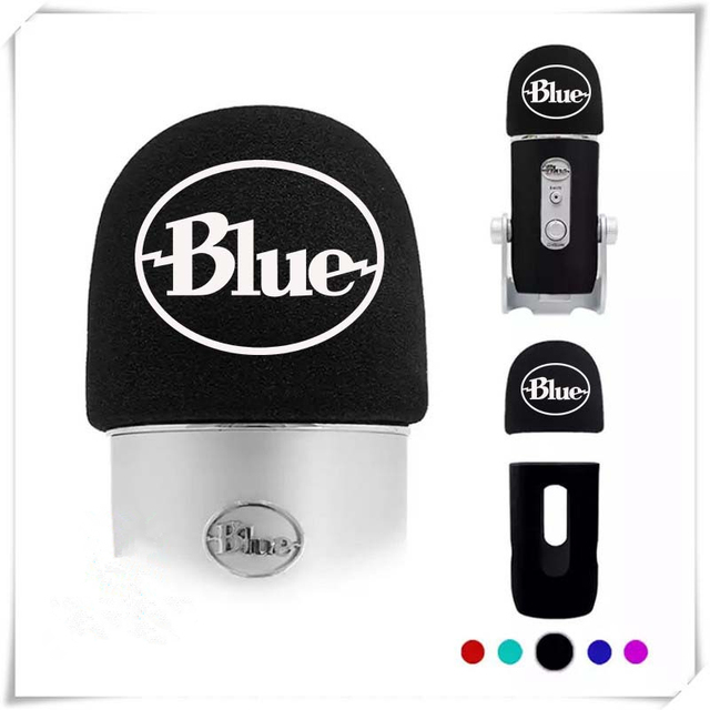 Mic Cover Foam Microphone Windproof Cover Windscreen for Blue Yeti/ Yeti Pro/ Yeti Nano Condenser Microphone