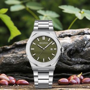 Fabricantes OEM/ODM, Relojes de Acero Inoxidable con Logotipo Personalizado, Manecillas Luminosas, Reloj de Lujo para Hombre de Cuarzo - Product Image 5