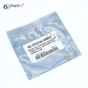 Chip de tóner Compatible Nuoyi para HP <span class=keywords><strong>CF530A</strong></span> CF531A CF532A CF533A Color LaserJetPro M154a 154nw MFP M180 181fw 154 180 181 piezas - Product Image 4