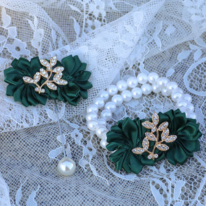 Ychon Novo Design Personalizado Casamento Cerimônia De Casamento Decorações Festa De Casamento Broche Conjuntos Corsage para a Noiva Jóias Fornecimento - Product Image 5