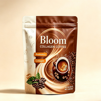 Complément Alimentaire Café L-Carnitine OEM en Poudre Instantanée pour Adultes, Type Instantané Naturel avec Probiotiques et Collagène Végétal