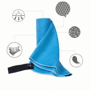 Toalla de Yoga y Baño de Microfibra Personalizada con Logotipo, Super Absorbente, de Secado Rápido, Tipo Gamuza, para Gimnasio, Fitness, Portátil y Grande - Product Image 5