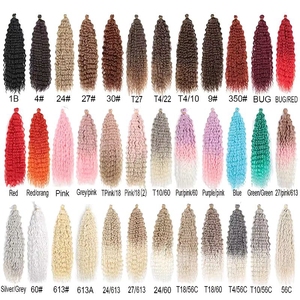 วิกผมหยิกลอนคลื่นสังเคราะห์ทนความร้อนสูง22 ''30'' สำหรับต่อผมถักเปีย - Product Image 2