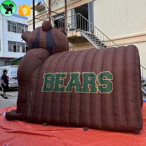 Túnel de entrada de oso inflable, decoración de animales personalizada para eventos gigantes, oso inflable de dibujos animados para Festival A9940 - Product Image 3