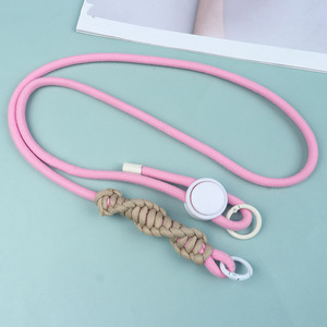 Longes Réglables De Luxe Cou Bandoulière Téléphone Polyester Porte-clés Corde Charme Sangle De Téléphone Portable Avec Anneau De Chaîne Suspendue - Product Image 5