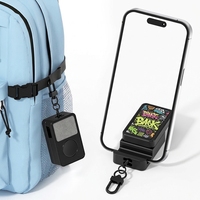 Support de téléphone portable pliable multifonctionnel en ABS écologique, cadeau promotionnel, impression de logo, design portable