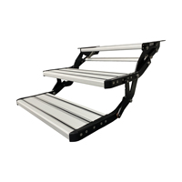 RV camping-car en alliage d'aluminium matériel manuel pliant Double étape