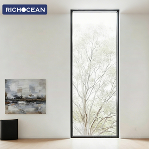 Fenêtres fixes en verre du sol au plafond en aluminium moderne RICHOCEAN, étanches, à double vitrage trempé - Product Image 1