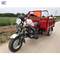 Tricycle Moto-Benne de Fret Agricole à Moteur Essence Refroidi par Eau, pour Terrain Montagneux