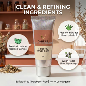 Gel Refrescante Instantáneo con Mentol y Aloe Vera para Reducir Poros y Cuidar la Piel - Product Image 2