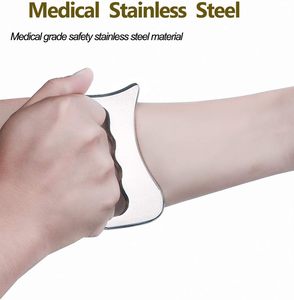 Herramienta <span class=keywords><strong>de</strong></span> <span class=keywords><strong>Terapia</strong></span> Física Gua Sha <span class=keywords><strong>de</strong></span> Acero Inoxidable, Herramienta <span class=keywords><strong>de</strong></span> Masaje para Liberar Músculos, Logotipo Personalizado - Product Image 4