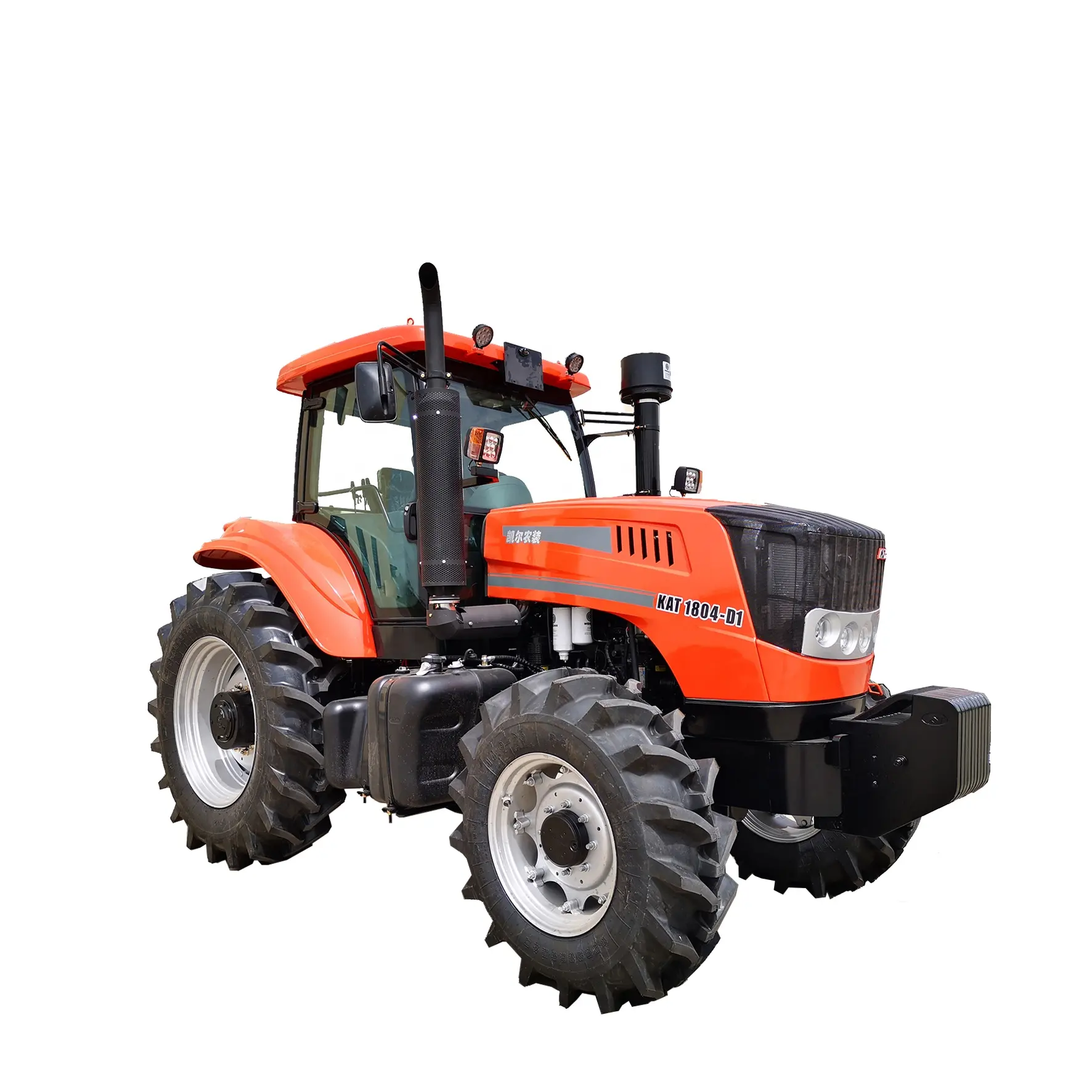 Tractores y equipo de granja pequeño KAT 1804-D1 180HP, piezas de maquinaria agrícola, mecanizado, CHINA