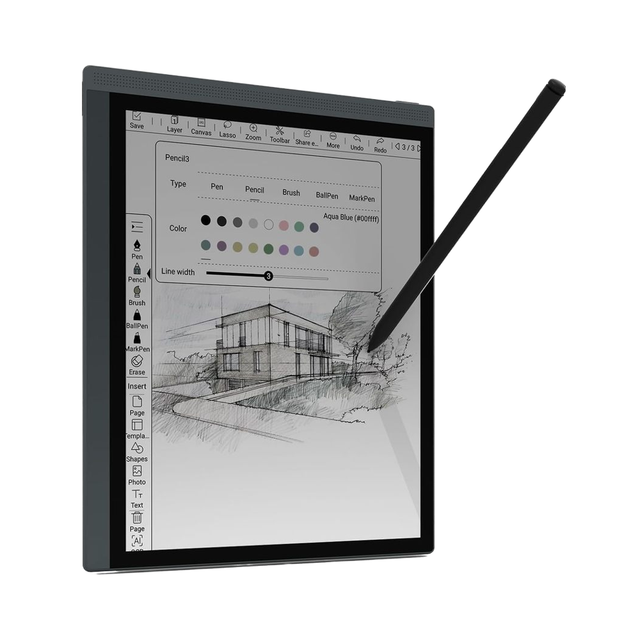 Bigme 10.3" Color E-Ink Tablet 5.5mm Thickness 6GB RAM+128GB ROM 5MP Camera Digital Stylus Touchscreen Display