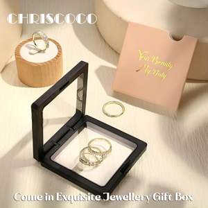 4 шт., женские обручальные кольца из натурального камня - Product Image 4