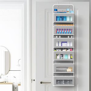 Organizador Colgante para Puerta con 6 Bolsillos, Gris, Almacenamiento para Bebés, Armario, Baño, Dormitorio - Product Image 5