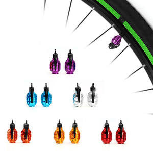 Grenade Tire Valve Stem Caps Aluminum Wheel <strong>Rim</strong> Tire Caps Tyre Valve Dust <strong>Cover</strong> Universal Fir Car Truck Motorcycle Bike - Product Image 3