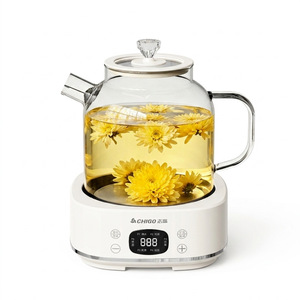 Chigo Health Pot Multifunctional Glass Kettle Automatic Tea Maker Insulated Flower Tea Pot With Lid Office Household Use - Product Image 3