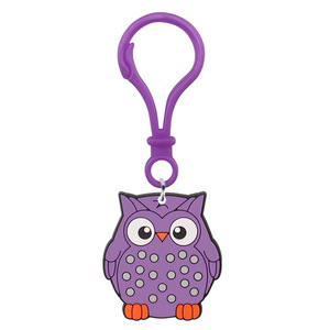 Nouveau porte-clés PVC hibou mignon 2026, breloque de sac de dessin animé, compact et polyvalent, personnalisation Llavero - Product Image 6