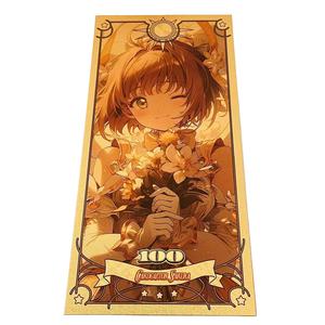 Moneda Conmemorativa <span class=keywords><strong>de</strong></span> <span class=keywords><strong>Sakura</strong></span> Cardcaptor, Cinco Estilos Nuevos, Lámina Dorada, Moneda <span class=keywords><strong>de</strong></span> Plástico, Regalo para Coleccionistas - Product Image 6