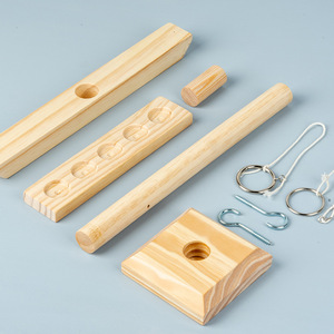 Customizable Logo Wooden Hook Loop <strong>Ring</strong> <strong>Toss</strong> Toys Interactive <strong>Drinking</strong> Throwing <strong>Game</strong> for Training Playing Educational Function - Product Image 4