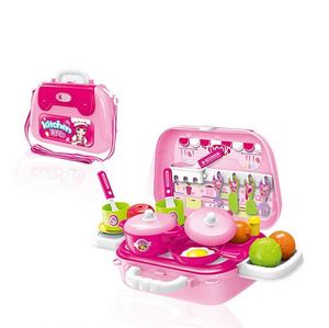 Ensemble de cuisine mobile pour enfants avec fonction vapeur, jouet éducatif en plastique ABS pour le développement des compétences sociales des enfants - Product Image 2