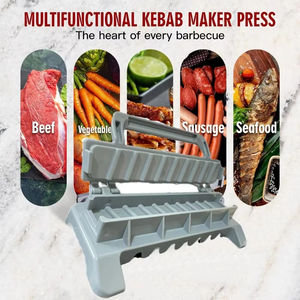 LM LM25036 Nueva Máquina Manual para Hacer Kebab de Una Sola Hilera, Herramienta para Hacer Brochetas de Carne para BBQ, Molde de Plástico para Prensar Kebab - Product Image 2