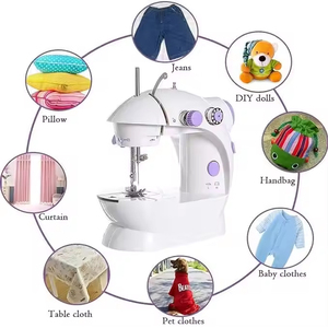 Máquina DE COSER eléctrica portátil para el hogar multifunción con puntada de bloqueo inverso hilo doble para reparación doméstica - Product Image 2