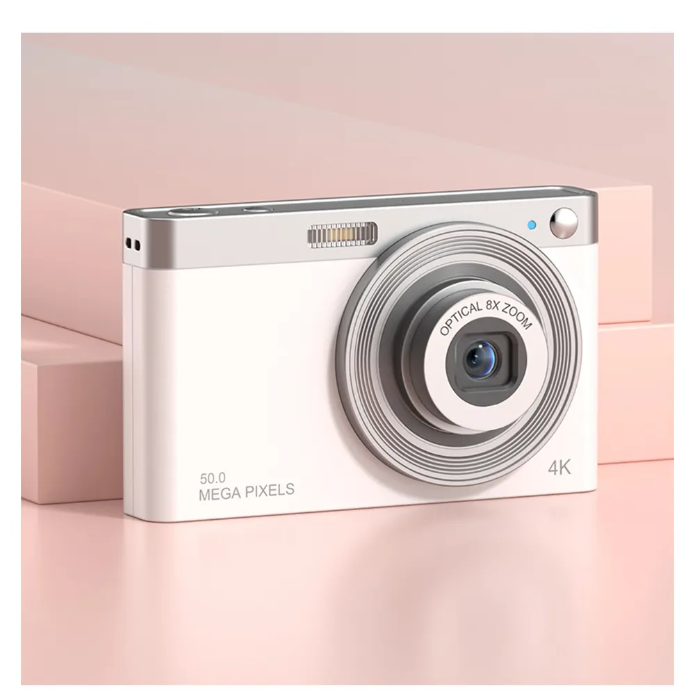 Fotocamera digitale Vlog 4K con Wifi 1080Mp arancione Hd 1080P Mini Dv registrazione fotocamera digitale posteriore