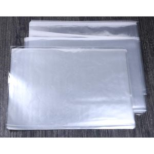 Bolsas transparentes de celofán OPP de 5 x 7 pulgadas con 100 ataduras rojas para regalos de boda, dulces y galletas. - Product Image 2