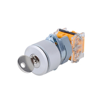 Cobre IP67 220V 10A 1NO 2NO Interruptor de botón pulsador/R