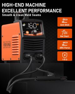 Hochwertige Neue Stab-/Lichtbogenschweißmaschine <span class=keywords><strong>160A</strong></span> Inverter-Schweißgerät mit IGBT-Technologie, Großem LED-Display, Tragbares SYN MMA/TIG-Schweißgerät - Product Image 5