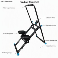 Equipo de Fitness Multifuncional Plegable de Hierro OEM, Máquina de Entrenamiento para Subir Escaleras, CN ZHE Hebei China