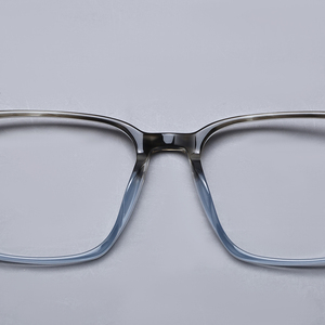 Gafas rectangulares con montura completa para hombre, monturas ligeras con protección UV para corrección de la visión, color sólido, unisex para adultos - Product Image 4