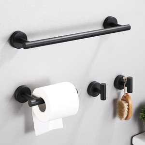 Juego <span class=keywords><strong>de</strong></span> <span class=keywords><strong>baño</strong></span> <span class=keywords><strong>de</strong></span> acero inoxidable 304 toallero <span class=keywords><strong>de</strong></span> papel sin gancho <span class=keywords><strong>de</strong></span> perforación juego <span class=keywords><strong>de</strong></span> 6 piezas - Product Image 4
