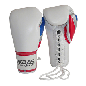 Guantoni da Sparring Leggeri <span class=keywords><strong>WKA</strong></span> Tie Trophy con Nastro Blu Marrone, Zebra, Thaismai, Onyx, Oro, Dropshipping, Inners, Lilla, Krace - Product Image 6
