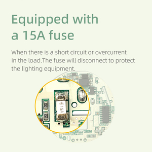 15A Interruptor de alimentación inalámbrico para luces navideñas Kit de salida Cobertura remota de 360 ° 433MHz para uso de tira de luz Capacidad de 1500W - Product Image 3