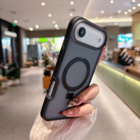 Coque IVYMAX 360 Skin Nouvelle 2026 Magnétique en TPU avec Support en Alliage d'Aluminium Personnalisable pour iPhone 17 Air