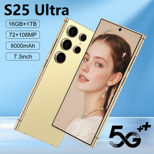 สมาร์ทโฟน Original S25 Ultra รุ่น 16GB+1TB รองรับ 4G LTE รองรับซิมคู่ หน้าจอ HD ขนาด 7.3 นิ้ว ความละเอียดสูง แบตเตอรี่ 8000mAh 120Hz <span class=keywords><strong>โทรศัพท์</strong></span>มือถือระดับโลก - Product Image 4